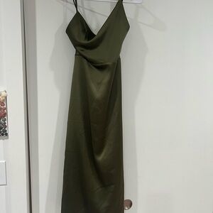Forever 21 Strapless Olive Dress